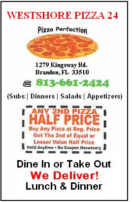 Westshore Pizza, Brandon